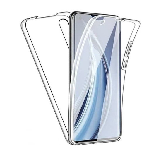 Capa de Silicone 360º para Huawei Mate 40 Transparente